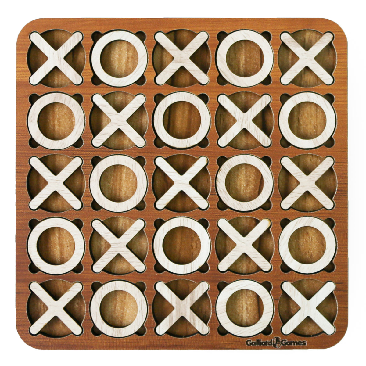 Buy Galliard Games Wooden Puzzle, Tic Tac Toe, Noughts & Crosses