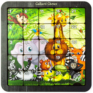 Galliard Games Wooden Puzzles 5x5 Printed