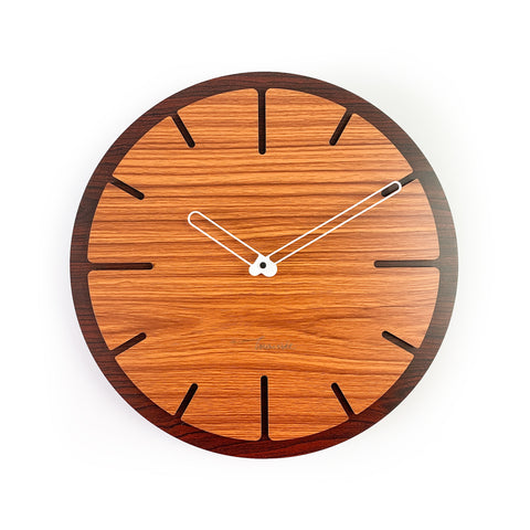Townside Wall Clock, Round Modern Minimalist (12 inch Dial)