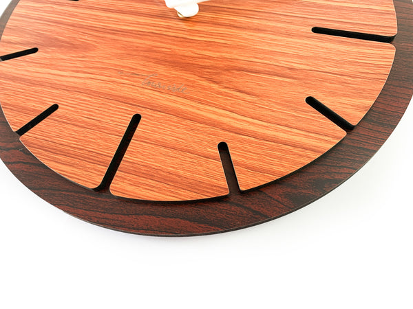 Townside Wall Clock, Round Modern Minimalist (12 inch Dial)