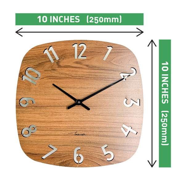 Galliard Games Townside Wall Clock Wooden Measurements