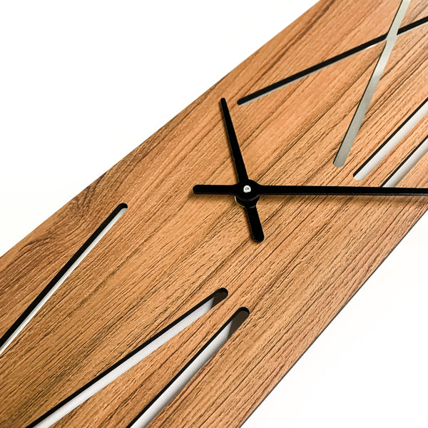 Galliard Games Townside Wooden MDF Wall Clock Close-up