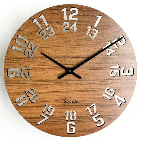 Galliard Games Townside Wooden MDF Wall Clock