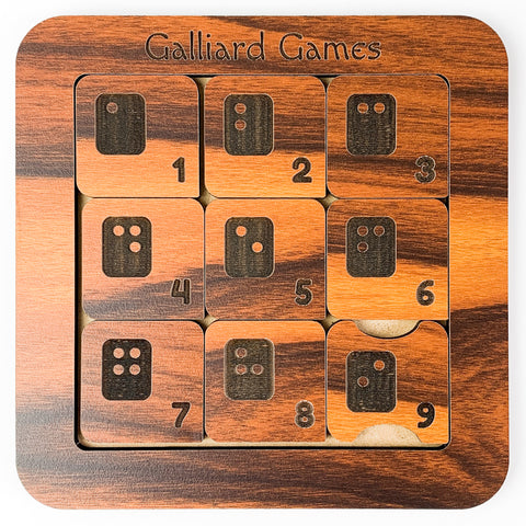 Galliard Games Braille Number Slide Puzzle Product Photo