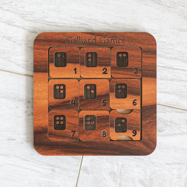 Galliard Games Braille Number Slide Puzzle Product Photo