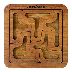 Galliard Games Prodigy Shape Fit Puzzles Zig Zag Rings