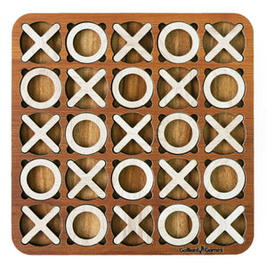 Galliard Games Tic Tac Toe, Noughts and Crosses Game (5x5 Board)