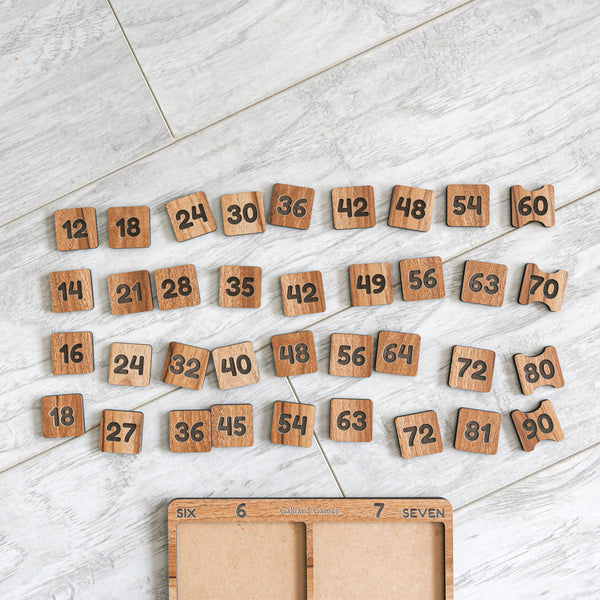 Galliard Games Times Table Slide Fifteen Puzzle (Table of 6, 7, 8 & 9)