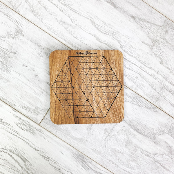 Galliard Games Wooden Shape Fit Puzzle, Hexagonal