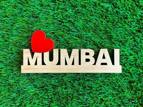 Love Mumbai signage on green grass