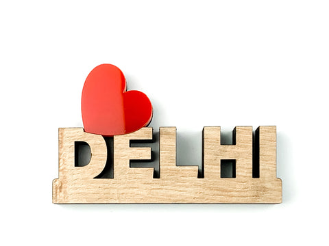 Love Delhi signage