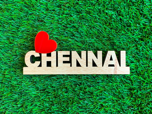 love chennai signage on green grass