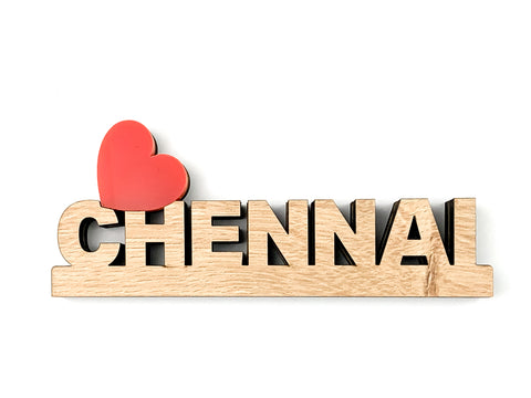 love chennai signage