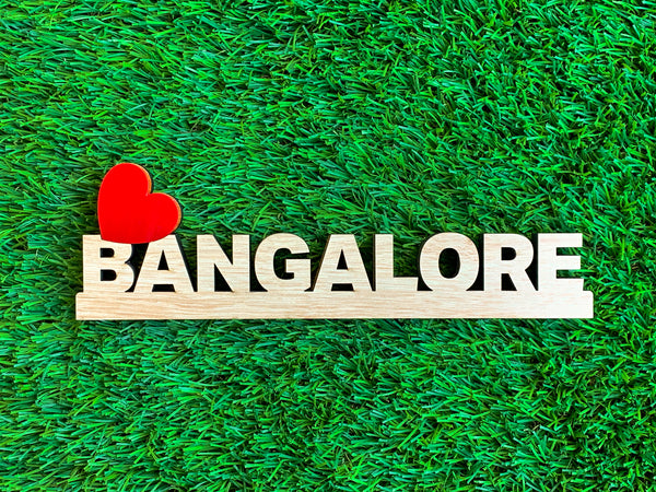 love bangalore signage on green grass