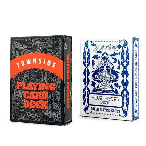 Galliard Games Playing Cards Townside and Blue Pisces Combo