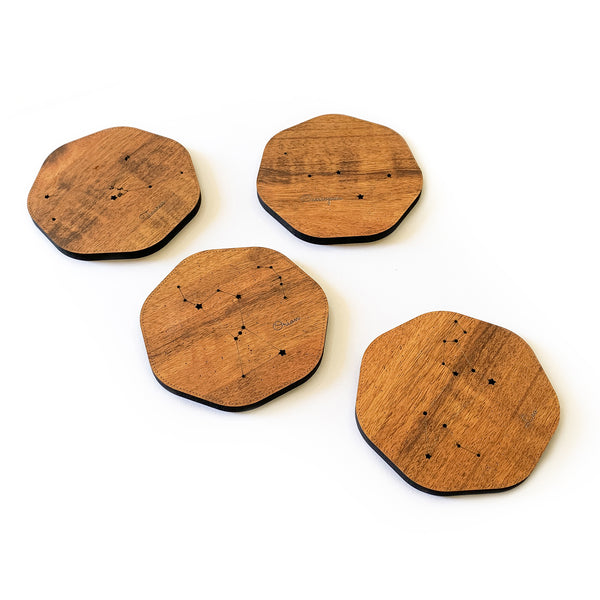Townside Constellation Coasters Red