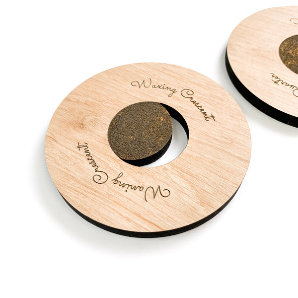 moon phases coasters by townside