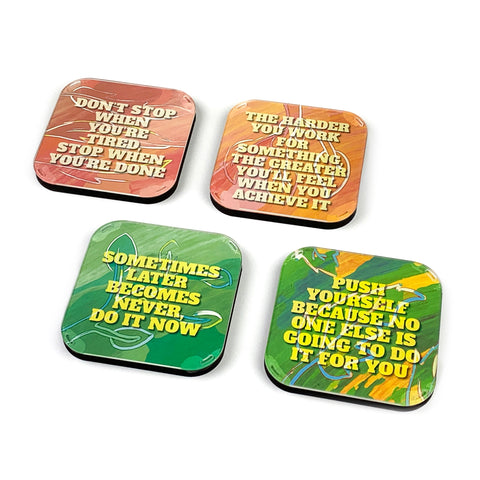 Townside Motivational Printed Coasters