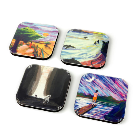Townside Landscapes Printed Coasters