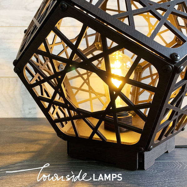 Townside Dodecahedron Lamp - Large (14.25 x 13 inch)